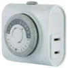 GE Indoor Plug-In 24-Hour Mechanical Timer, White