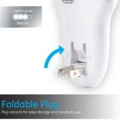 GE 3-in-1 Rechargeable Power Failure LED Night Light, White