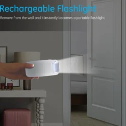 GE 4-in-1 Rechargeable Power Failure LED Night Light, White