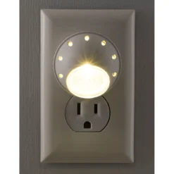 GE Light Sensing LED Night Light, 2 Pack, White