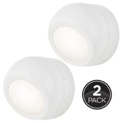 GE Light Sensing LED Night Light, 2 Pack, White