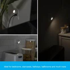 GE Light Sensing LED Night Light, 2 Pack, White
