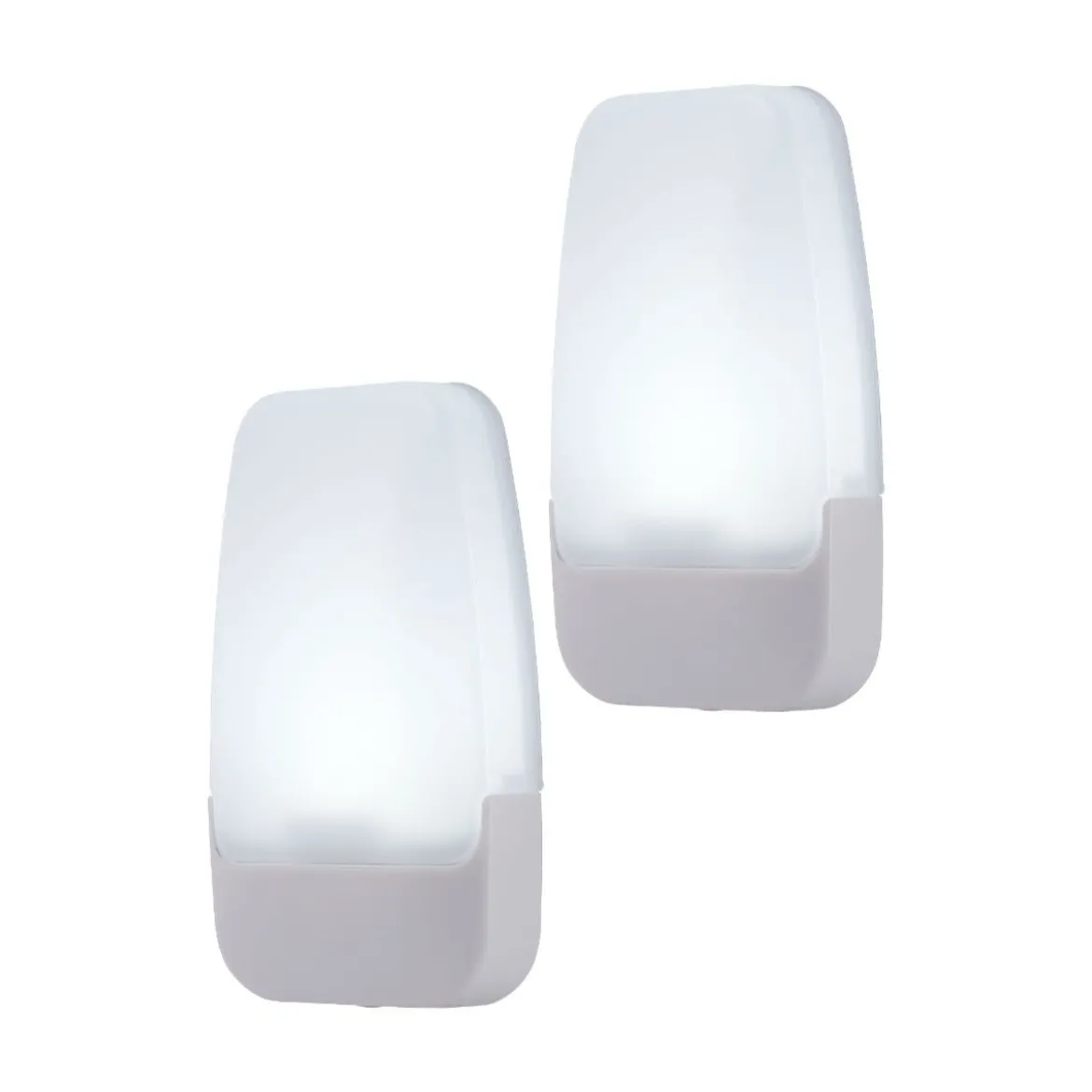 GE Light Sensing LED Night Light, 2 Pack, White