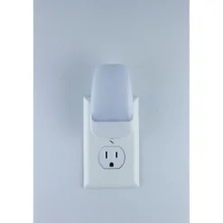 GE Light Sensing LED Night Light, White