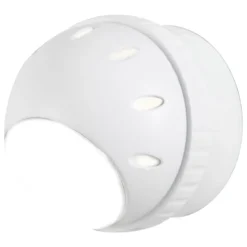 GE Light Sensing Rotating LED Night Light, White