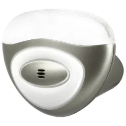 GE Mini Light Sensing LED Night Light, Silver