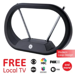 GE Modern Loop HD Antenna, Black