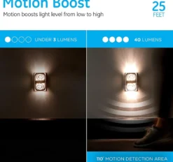 GE Motion-Select LED Night Light, Oil-Rubbed Bronze