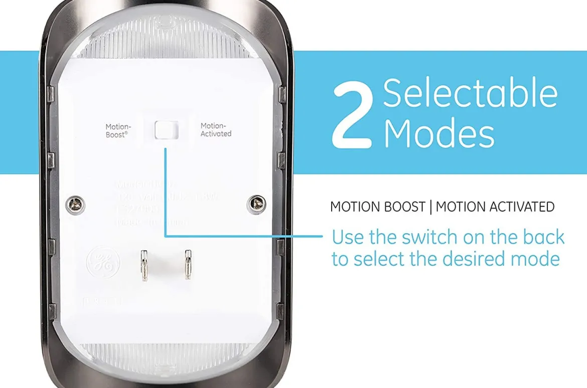 GE Motion-Select LED Night Light, Oil-Rubbed Bronze