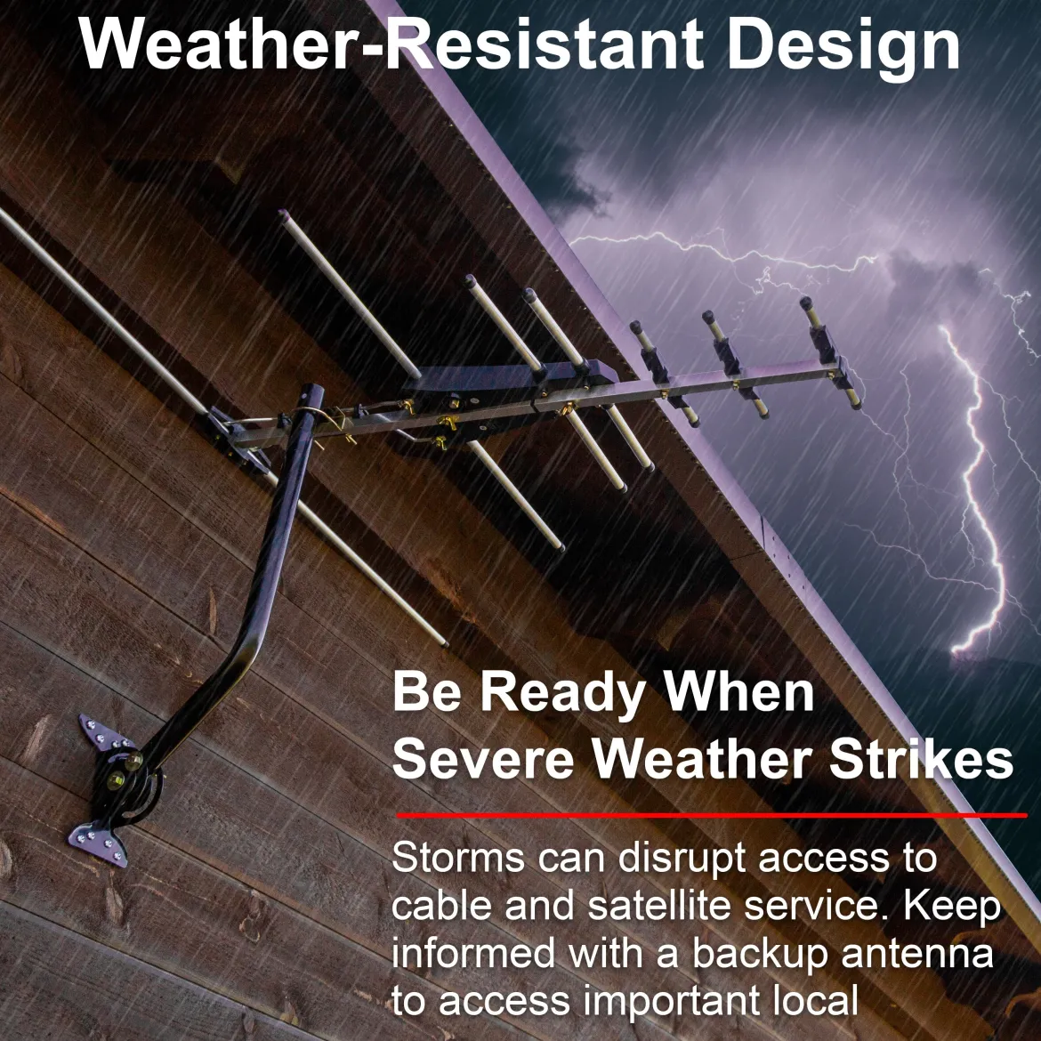 GE Outdoor Yagi HD Antenna