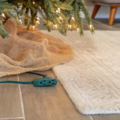 GE 3-Outlet 3ft. Extension Cord with Right-Angle Plug, Green