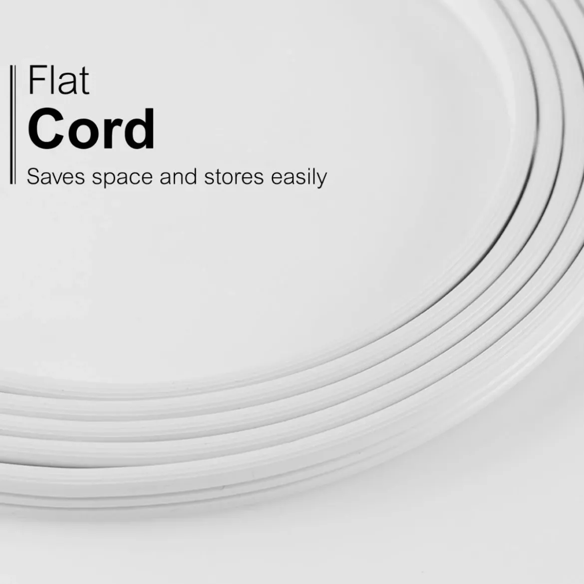 GE 3-Outlet 3ft. Extension Cord with Right-Angle Plug, 2 Pack, White