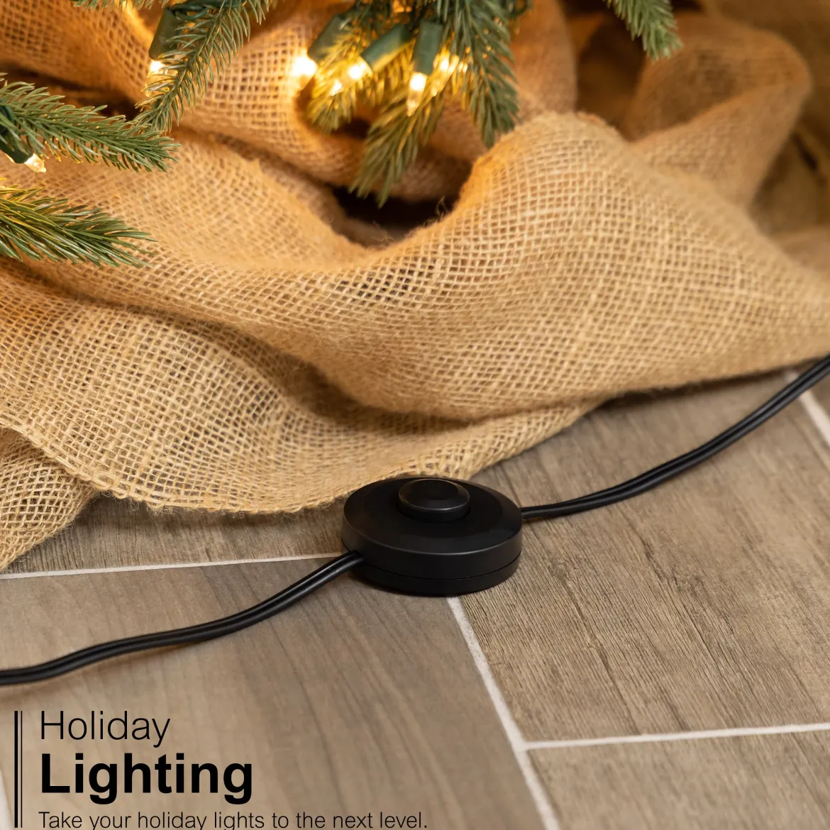 GE 3-Outlet 9ft. Extension Cord with Footswitch, Black