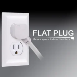GE 6-Outlet 15ft. Surge Protector, White