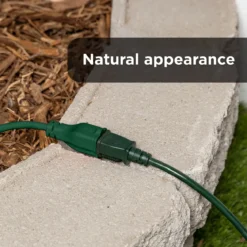 GE 1-Outlet Grounded Extension Cord, Outdoor, 20ft., 16AWG, Green