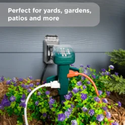 GE 6-Outlet Outdoor Yard Stake Timer