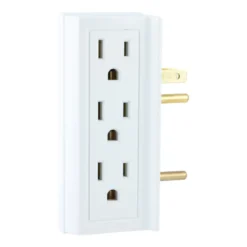 GE 6-Outlet Side-Access Wall Tap, White
