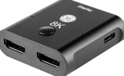 GE 6-Outlet Surge Protector and 2-Outlet Surge Protector with 2 USB-C, 2ft and 245J, White, Combo Pack