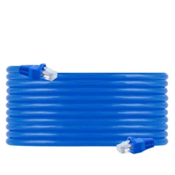 GE Pro 25ft. Cat6 Ethernet Internet Cable, Blue