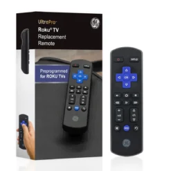 GE Roku TV Replacement Remote, Black