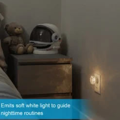 GE SleepLite Jewel Always On LED Night Light, Warm White, 4 Pack