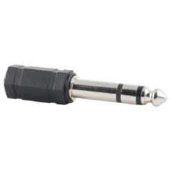 GE Stereo Headphone Adapter, Black