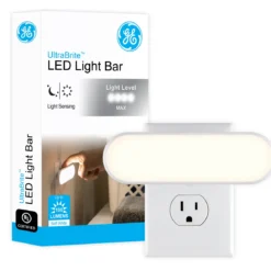 GE UltraBright Plug-In Automatic LED Light Bar, White