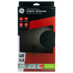 GE Ultra Edge HD Antenna, Black/White
