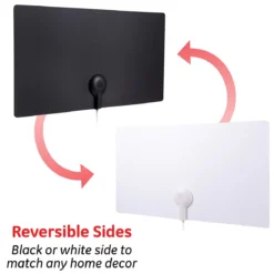 GE Ultra Edge HD Antenna, Black/White