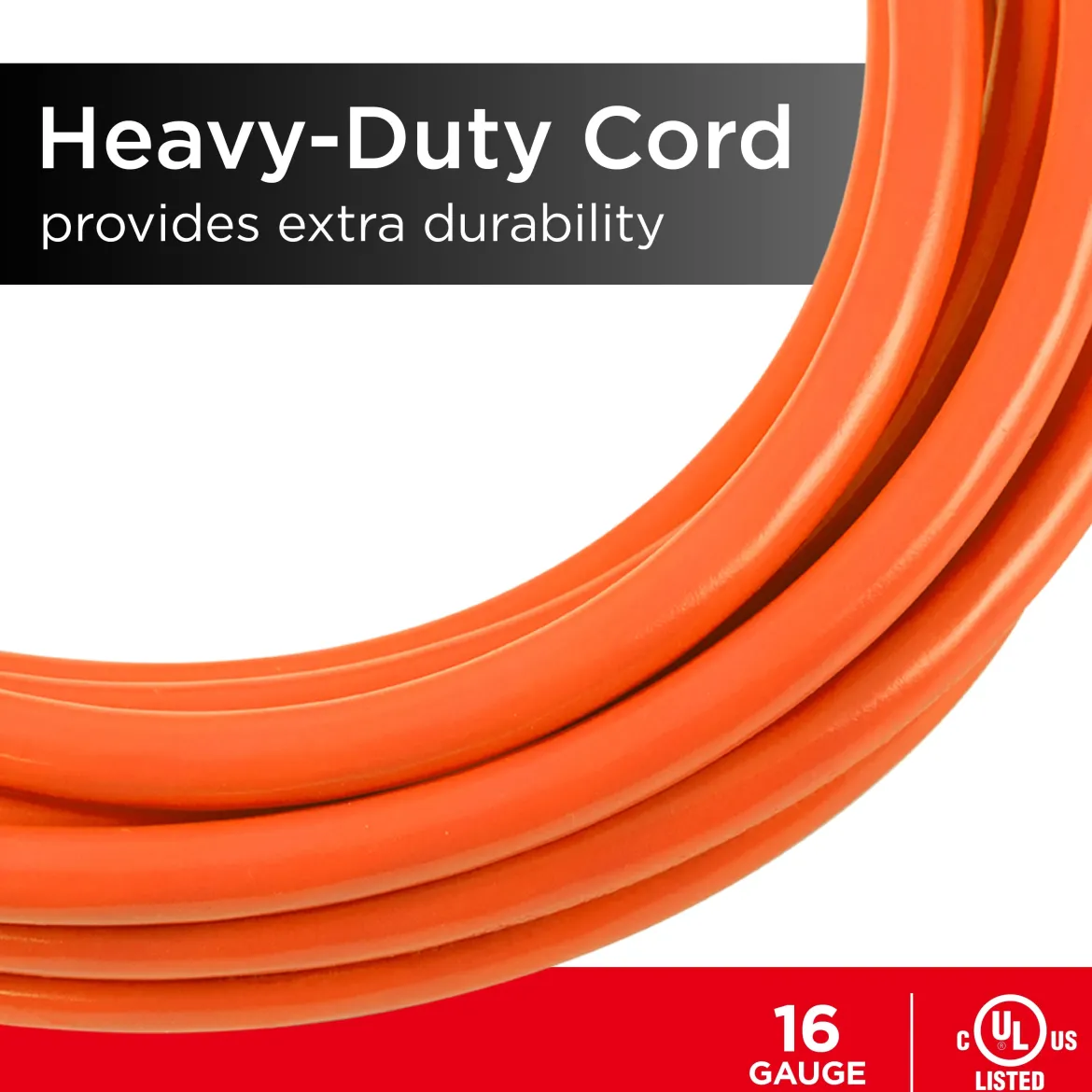 GE UltraPro 50ft. Outdoor Extension Cord, Orange