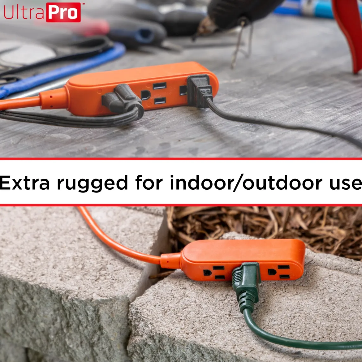 GE UltraPro 50ft. Outdoor Extension Cord, Orange