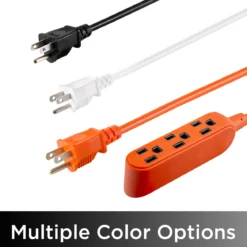 GE UltraPro 9ft. Outdoor Extension Cord, Orange