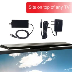 GE UltraPro Hover Bar HD Amplified Antenna, Black