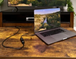 GE USB-C to 4K HDMI Multi-Monitor Adapter, Black