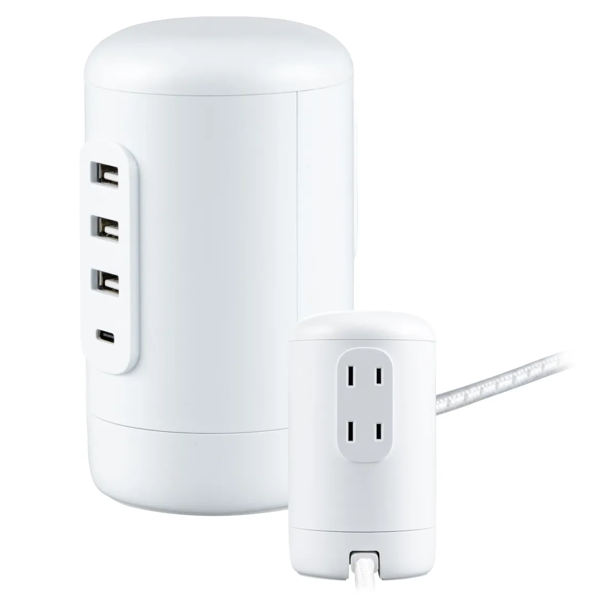 GE USB Desktop Charging Station, White