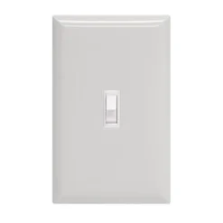 GE 3-Way Grounding Toggle Switch, White