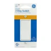GE 3-Way Rocker Switch, White