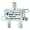 GE 2-Way Signal Splitter, Silver