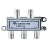 GE 4-Way Signal Splitter, Silver