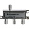 GE 3-Way Signal Splitter, Silver