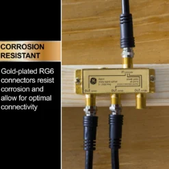 GE 3-Way Video Cable Splitter