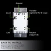 Jasco Z-Wave In-Wall Smart Fan Control, White