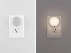 Lights By Night Color Changing GLO Dot Light Sensing LED Night Light, 2 Pack, White