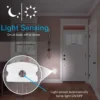 Lights by Night GLO Dot Light Sensing LED Night Light, White, 2 Pack