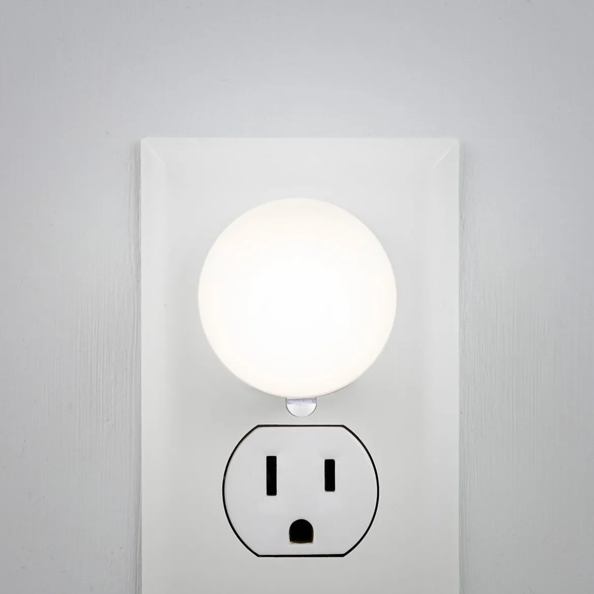 Lights by Night GLO Dot Light Sensing LED Night Light, White, 2 Pack
