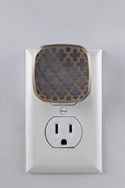 Lights by Night Light Sensing LED Night Light, 2 Pack, Bronze