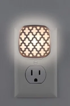 Lights by Night Light Sensing LED Night Light, 2 Pack, Bronze