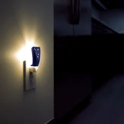 Lights by Night Moon and Stars Manual On/Off LED Night Light, Blue