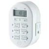 myTouchSmart Indoor Plug-In SunSmart Digital Timer, White