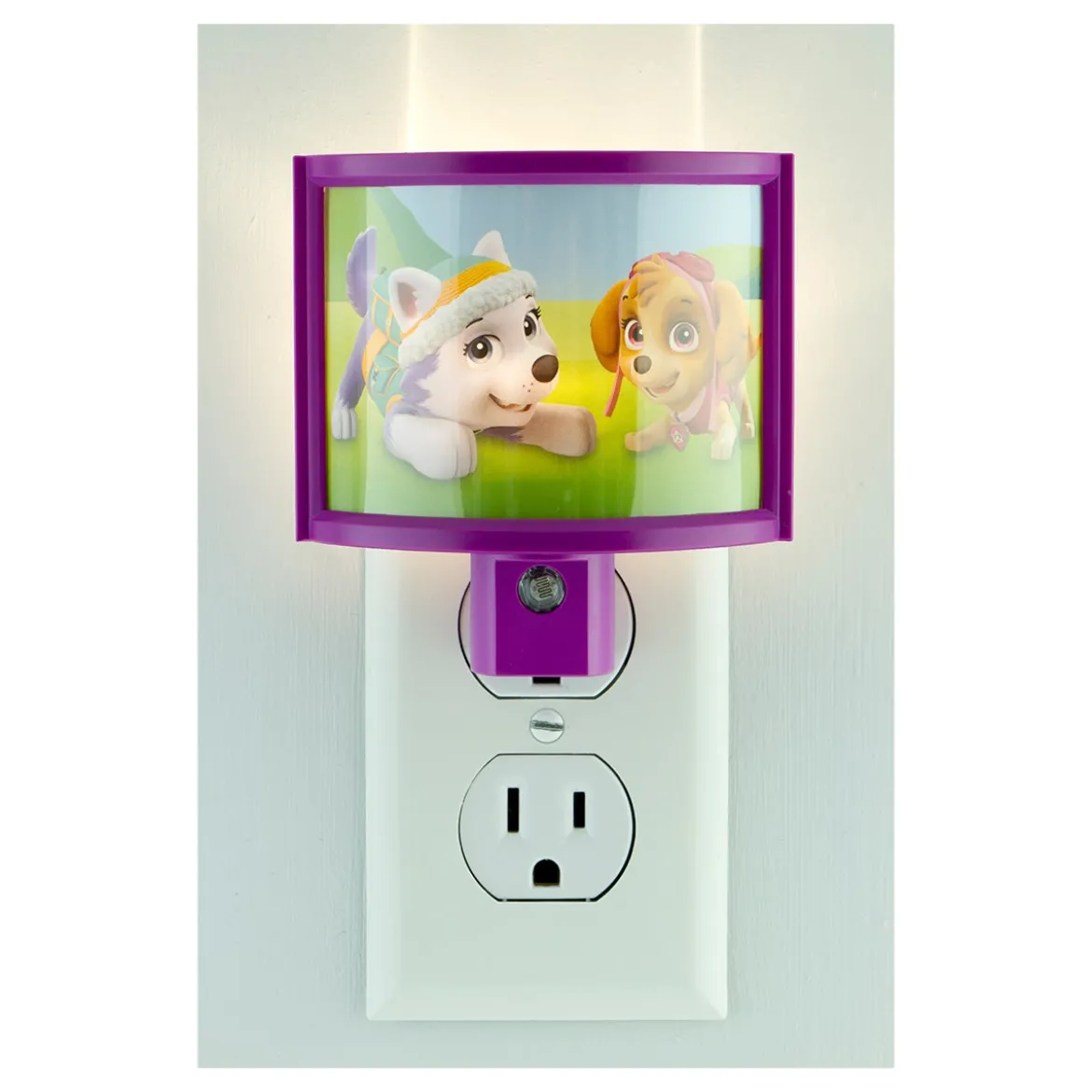 Nickelodeon Paw Patrol Wrap Shade Light Sensing LED Night Light, Purple